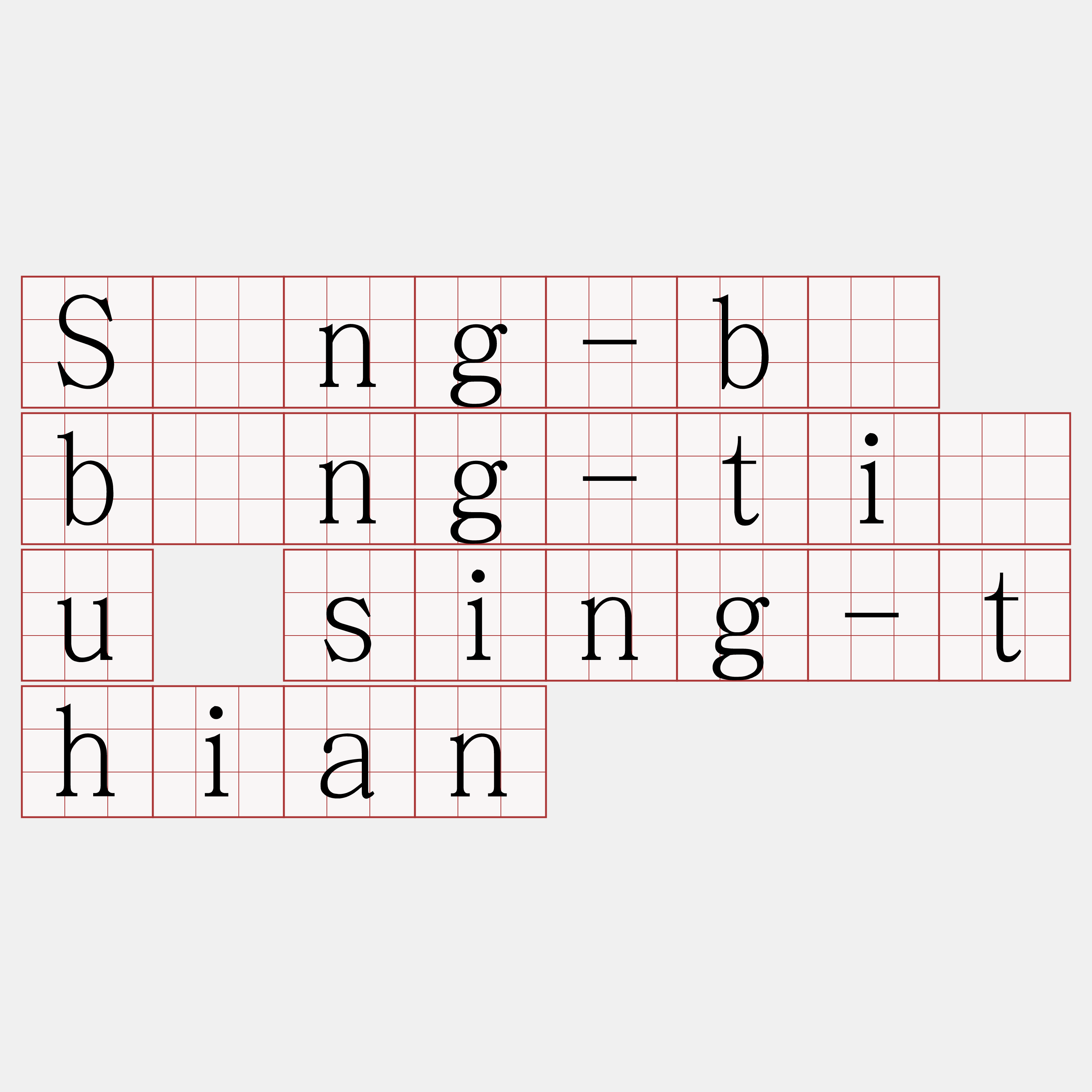 Sìng-bó bông-tiàu sing-thian